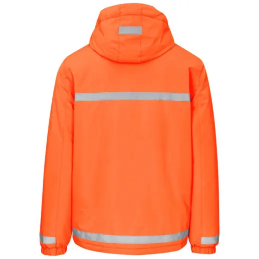 Defender Hi-Viz Jacket Orange Back